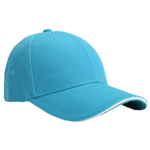 gorra sandwich celeste