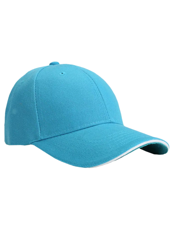 gorra sandwich celeste